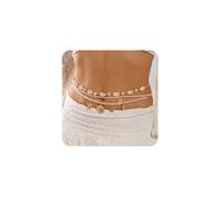 XFSRG 3 Stück Bauchkette Damen Boho Stil Taillenkette Muschel mit Seestern