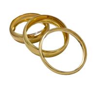 XFSRG 3 Stück Breiter Armreif Damen Großes Armband Minimalistischer Statement Armreifen Modisches Schmuckstück für Alltag und Party (Gold)