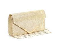 XFSRG Abendtasche Damen Umschlag Clutch V Falten Design Clutch mit Kette