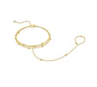 XFSRG Armbänder Damen Gold Schmuck Elegantes Modeschmuck Armband für Mädchen Perfekt für Besondere Anlässe und Alltag (Gold 2)