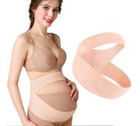 XFSRG Bauchband Schwangerschaft Stützgürtel Umstandsmode Bauchstütze Schwangerschaftsband Atmungsaktiv Elastisch Verstellbar