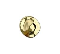 XFSRG Brosche Damen Geometrische Retro Unregelmäßiger Runder Anstecknadel Vintage Schmuck Broschen Elegante Accessoire Metallbrosche Ansteckblume für Kleidung Schal Jacke (Gold)