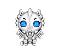 XFSRG Charms für Armbänder Halskette Silber Tier Bead Charms Versilberter Kompatibel mit Europäischen Armbändern und Halsketten Schmuckzubehör Schmuck Geschenk für Frauen Mädchen (E)