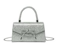 XFSRG Clutch Damen Glitzer Abendtasche mit Abnehmbarer Kette Handtasche