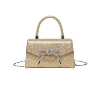 XFSRG Clutch Damen Glitzer Abendtasche mit Abnehmbarer Kette Handtasche