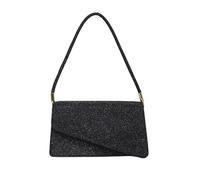 XFSRG Damen Clutches Elegante Abendtasche Damen Handtasche Mit Glitzer Design Für Hochzeit Party Cocktail (Schwarz)