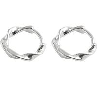 XFSRG Elegante Ohrringe Silber 925 für Frauen Geflochtenes Design Creolen Stil Ideal für Alltag und besondere Anlässe