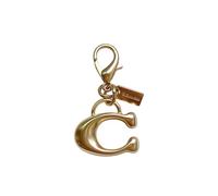 XFSRG Eleganter Schlüsselanhänger Buchstabe C Gold Hochwertiger Taschen Anhänger für Damen Stilvolles Accessoire für Handtaschen und Schlüssel (Buchstaben)