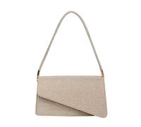 XFSRG Glitzer Abendtasche Damen Clutch Envelope Schultertasche mit Umschlag Klappentasche Abendtasche für Hochzeit Party Cocktail Bankett Festliche Umhängetasche (golden)