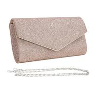 XFSRG Glitzer Abendtasche Damen Clutch Envelope Umschlagtasche Handtasche Abendtasche Damen Festliche Clutch Elegant Ausgehtasche Partytasche Hochzeitstasche