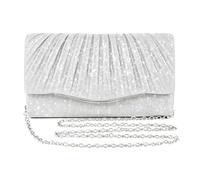 XFSRG Glitzer Abendtasche Umschlag Clutch Damen Elegante Faltentasche