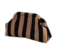 XFSRG Handtasche Damen Streifen Großes Strandtasche Stricktasche Modisches Design Geeignet für den Alltag Verabredungen und Reisen