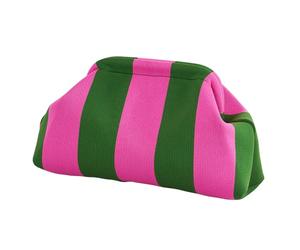 XFSRG Handtasche Damen Streifen Großes Strandtasche Stricktasche Modisches Design Geeignet für den Alltag Verabredungen und Reisen
