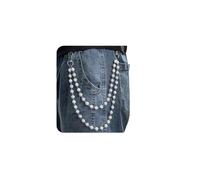 XFSRG Hosenkette Damen Herren Gürtel Kette Strass Punk Rock Style Hosen Kette Vintage Hosengürtel Kette Gothic Accessoire für Jeans Hose Mode Schmuck