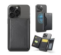 XFSRG Karten Portemonnaie Magnetische PU Leder Herren Damen Vielseitigkeit Wallet Ständer mit 8 Kartenfächer Kompatibel für Smartphones
