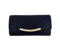 XFSRG Kettentasche Clutch Damen Glitzer Abendtasche mit Abnehmbarer Kett Frauen Kettentasche für Hochzeit Party Cocktail Abschlussball（Schwarz）