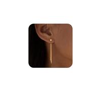 XFSRG Ohrringe für Damen 14K Gold Geometrische Lange Ketten Ohrstecker Hängend mit Kupfer Hypoallergen für Festliche Anlässe und Alltag Schmuck Frauen (Gold 1)
