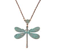 XFSRG Vintage Libelle Halskette für Damen - Modeschmuck Kette mit Antikem Design - Elegante Kette für Mädchen - Perfekte Geschenkidee - Damen Ketten in Gold und Silber