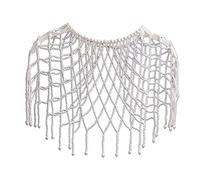 XFUYI Perlenschal Schultertuch Perlenumhang Schmuck Brautumhang Perlen Hochzeit Perlen Cape Perle