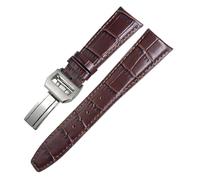 XFZJCHAP Leder Echtes Rindsleder Armband für IWC Portugieser Porotfino Familie Pilotenuhren 20mm 21mm 22mm Uhrenarmband Faltschließe