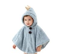 XGOPTS Kleinkinder Süße Cartoon Winterjacke Baby Mädchen Mäntel Mantel Niedlich Fleecejacke Neugeborenes Warme Plüsch Manteljacke Plüsch Fleece Outwear Baby Winter warme Kleidung (Blau)