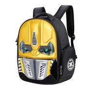 XGOPTS Schulrucksack Kinder Tagesrucksack Wasserdicht Kinderrucksack LED Roboter Schultasche Einstellbar Schulranzen Junge Ranzen mit Flaschenhalter Rucksack Kindergarten Freizeit Alltagsleben
