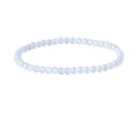 XIANNVXI Selenit Armband Damen Perlenarmband Perlen 4mm Heilsteine Armband Selenit Stein Armbänder Yoga Mini Edelsteinarmband Geschenke für Frauen