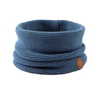 XIAOHAWANG Baby Schal Winter Strickschal Jungen Dick Warm Schlauchschal Mädchen Loop Schal Kinder Rundschal für 1-6Jahren(Haze blau)