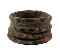 XIAOHAWANG Baby Schal Winter Strickschal Jungen Dick Warm Schlauchschal Mädchen Loop Schal Kinder Rundschal für 1-6Jahren(Armeegrün)