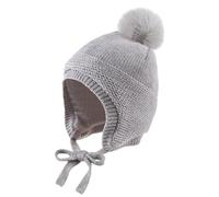 XIAOHAWANG Baby Wintermütze mit Ohren Warme Babymütze Baby Mädchen Jungen Winter Baby Mütze Handschuhe Ohrenklappen Mütze mit Fleece