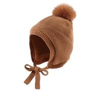 XIAOHAWANG Baby Wintermütze mit Ohren Warme Babymütze Baby Mädchen Jungen Winter Baby Mütze Handschuhe Ohrenklappen Mütze mit Fleece
