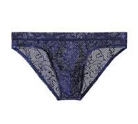 Xiaojiu Herren String-Tangas Unterhose Herren String Tanga Herren Sexy Dessous Männer Atmungsaktiv Sportunterwäsche Netz Unterhosen Tanga Strings Boxershorts Herren Lang Badehose Slip