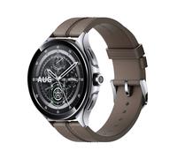 Xiaomi Mi Watch 2 Pro Silber mit braunem Lederarmband FD