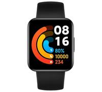 Xiaomi Poco Watch (schwarz), Messung SpO2, Herzfrequenz, 1,6 Zoll AMOLED-Display, GPS, ATM-Wasserbeständigkeit, Schwarz, italienische Version, Einheitsgröße