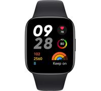 Xiaomi Redmi Watch 3, Schwarz, AMOLED-Display, 1,75 Zoll, Bluetooth-Telefonanrufe, 12 Tage Akkulaufzeit, Gesundheitsüberwachung, französische Version