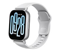 XIAOMI Redmi Watch 5 Active, Smartwatch mit 2-LCD-Display, 18 Tage Akkulaufzeit, Bluetooth-Anrufe, 5 ATM wasserdicht, Herzfrequenz- und SpO2-Überwachung, über 140 Fitnessmodi für Smartwatch, Silber