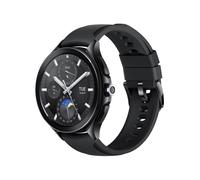 Xiaomi Watch 2 Pro - Schwarzes Gehäuse mit schwarzem Fluorkautschukarmband