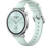 XIAOMI Watch S4 41mm Smartwatch - Edelstahlgehäuse, Ultraleicht, 150+ Sportmodi, präzise Menstruationszyklus-Vorhersage, Sicherheits-Notruffunktion, Fluorkautschuk-Armband (Mintgrün)