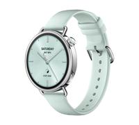 XIAOMI Watch S4 41mm Smartwatch - Edelstahlgehäuse, 150+ Sportmodi, präzise Menstruationszyklusvorhersage, Notruffunktion, HyperOS 3, ultraleicht, Fluorkautschuk-Armband (Mintgrün)