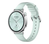 XIAOMI Watch S4 41mm Smartwatch - Edelstahlgehäuse, Ultraleicht, 150+ Sportmodi, präzise Menstruationszyklus-Vorhersage, Sicherheits-Notruffunktion, Fluorkautschuk-Armband (Mintgrün)