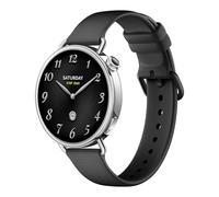 XIAOMI Watch S4 41mm Smartwatch - Edelstahlgehäuse, Ultraleicht, 150+ Sportmodi, präzise Menstruationszyklus-Vorhersage, Sicherheits-Notruffunktion, Fluorkautschuk-Armband Schwarz