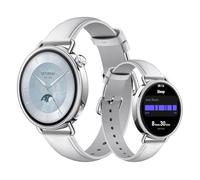 Xiaomi Smartwatch S4 41 mm – Lederarmband, Edelstahlgehäuse, 150+ Sportmodi – Weiß