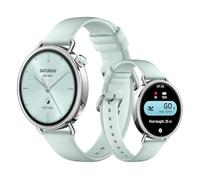 XIAOMI Watch S4 41mm Smartwatch - Edelstahlgehäuse, Ultraleicht, 150+ Sportmodi, präzise Menstruationszyklus-Vorhersage, Sicherheits-Notruffunktion, Fluorkautschuk-Armband (Mintgrün)