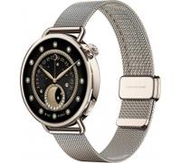 XIAOMI Watch S4 41mm Smartwatch - Edelstahlgehäuse, Ultraleicht, 150+ Sportmodi, präzise Menstruationszyklus-Vorhersage, Sicherheits-Notruffunktion, Milanaise-Armband (Sonnenuntergangs-Gold)