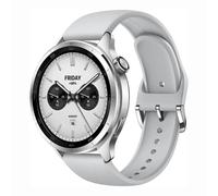 Xiaomi Smartwatch Watch S4 - Aluminium mit Titanlegierung, Silikonband 22 mm, Silber