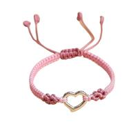 XIAOQENAN Stilvolle Armbänder, gewebtes Armband, Schmuck für Frauen, mit Herz-Design, tragbar, Partyzubehör für Damen, One Size, Wie beschrieben