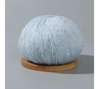 XIAOXIN 10 Stück 50 g Mohair-Spitzengarn mit Pailletten Häkel-Strickgarn mit Lurex Fashion Baby Soft Sweater Shawl Handarbeitsgarne mit Schlaufen