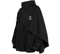 XIAOYAO Herren Poncho Cape Hoodie Techwear Kapuzenpullover Hip Hop Long Sleeve Streetwear Casual Rollkragen Pullover