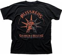 ximen Escape from New York Snake Plissken Search and Rescue Black t-Shirt T-Shirts & Hemden(X-Large)