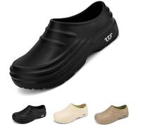 Ximlc Armadillo Clogs, Armadillo Chef Nurse Schuhe for Damen und Herren, ölbeständig, wasserdicht, rutschfest, for die Küche, Arbeitsschuhe(Black,42)